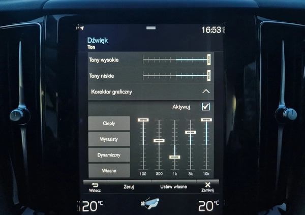 Volvo XC 60 cena 159000 przebieg: 80200, rok produkcji 2020 z Myszków małe 742